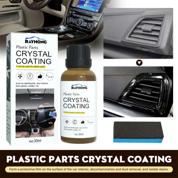 RAYHONG Plastic Parts Crystal Coating – 30ml - Image 3